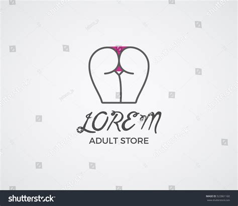 Cute Sex Shop Logo Badge Design Stock Illustration 522861160 Shutterstock