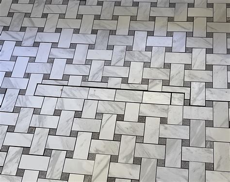 This is the drain in the new shower in our bathroom. My contractor