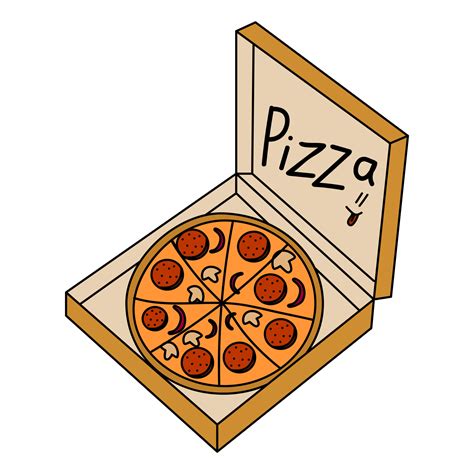 Pizza Box Clipart