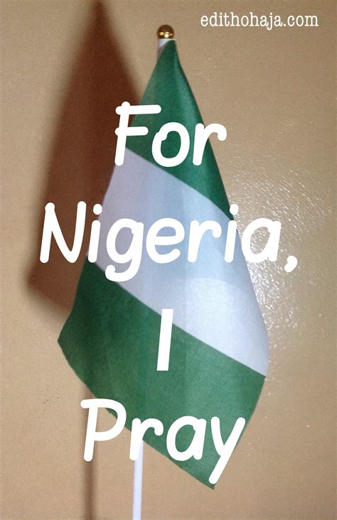 For Nigeria I Pray Poem Edith Ohaja