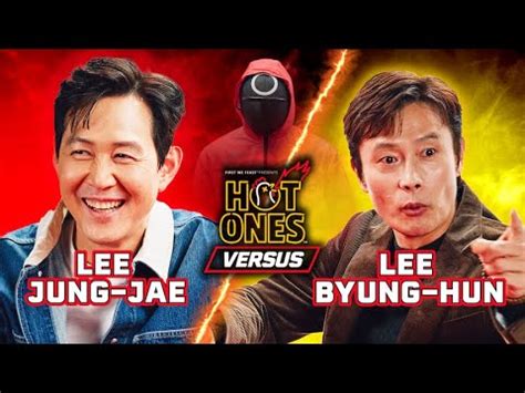 Squid Games Lee Jung Jae Vs Lee Byung Hun Hot Ones Versus Folded Waffle