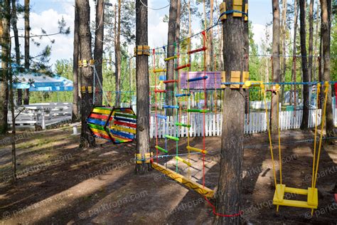 Детская площадка для загородного комплекса - Парки Приключений ТРОПА