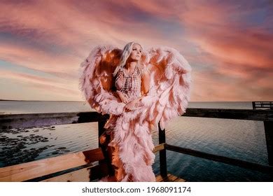 Sexy Woman Lingerie Wings Stock Photo 1968091174 Shutterstock