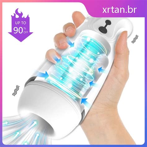 Máquina Automática De Masturbador Masculino De Copa Blowjob Vagina De Sucção Sexual Masturbação