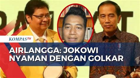 Soal Makna Jokowi Nyaman Dengan Golkar Begini Kata Direktur