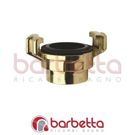 Raccordo Rapido Con Filetto Femmina Ottone 6620202 Ricambi Bagno Barbetta