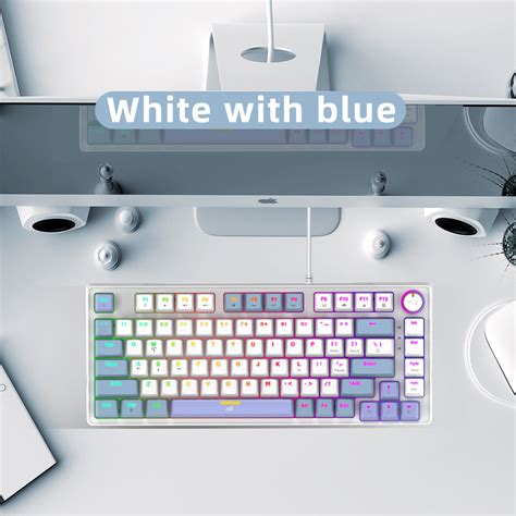 Zeus Hot Swappable Mechanical Gaming Keyboard Wired Keys Color Backlit With Volume Knob