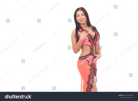 Sexy Brunette Dress On White Background Stock Photo Shutterstock