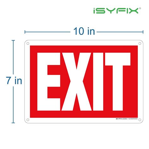 Exit Sign Printable Free - Free Printable Template