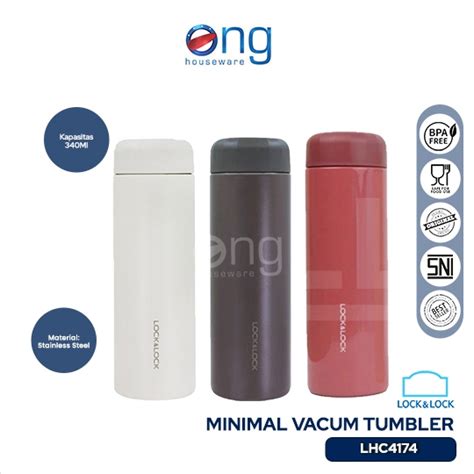 Jual Locknlock Minimal Tumbler Termos Air Minum Hot Cool Lhc Lhc Lock Lock Shopee