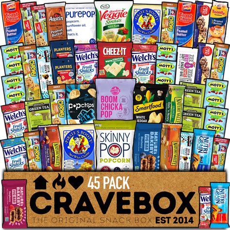 Cravebox Healthy Snack Box 45 Count Cravebox Reviews On Judgeme