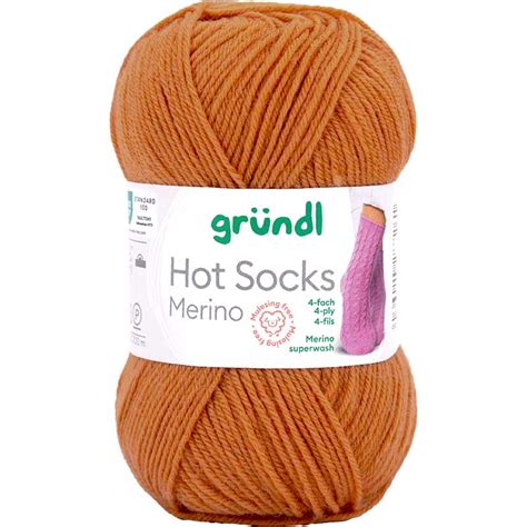 Gruendl Hot Socks Merino Farbe kürbis
