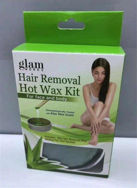 Glam Works Hair Removal Hot Wax Kit For Face Body G Lazada Ph