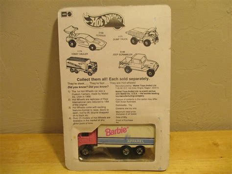 Barbie Hiway Hauler Proto Post Barbie Back Hot Wheels Mattel Creations