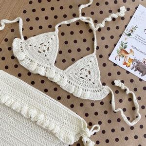 Crochet Baby Bikini Baby Bikini Newborn Photography Prop Baby Shower