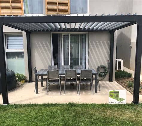 Pergola Bioclimatique Aluminium Motoris E M Actual X M Autoportante