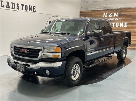 2005 Gmc Sierra 2500 Slt Crew Cab 4x4 66l Duramax Diesel Long Bed