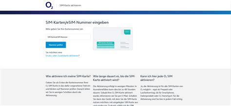 O Sim Karte Prepaid Infos Zur Freischaltung Aktivierung