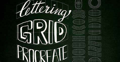 Lettering grids for Procreate | Brush Galaxy