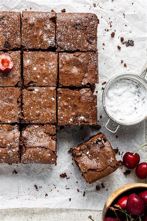 Double Chocolate Cherry Brownies Xoxobella