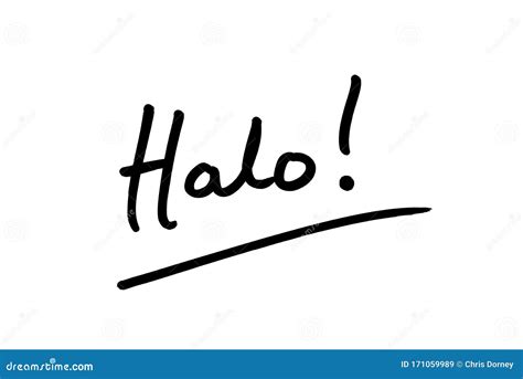 Halo Stock Illustration Illustration Of Indonesian 171059989