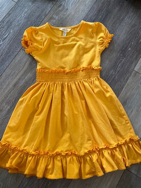 Matilda Jane Yellow Lap Dress Size 6