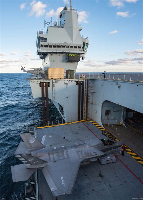 Hms Queen Elizabeth Dwarfs Royal Navy Ships As She Takes Part In Sea