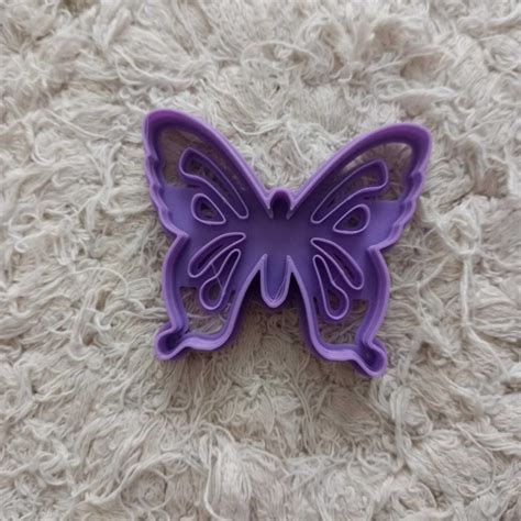 Archivo STL cortante galletitas mariposa primavera a 8cmDiseño para