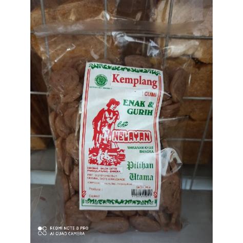 Jual Kemplang Mentah Cumi Nelayan 500gr Kerupuk Bangka Snack Bangka