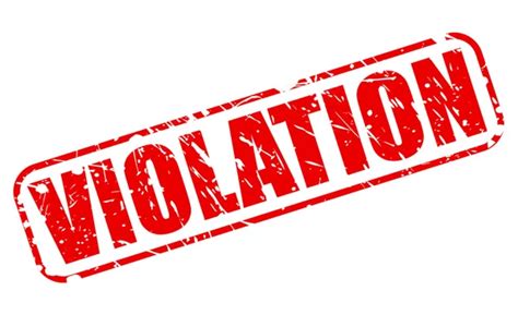 violation vector art stock images depositphotos