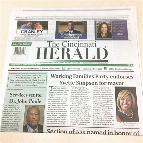 The Cincinnati Herald (September 30, 2017 to October 6, 2017) | Family