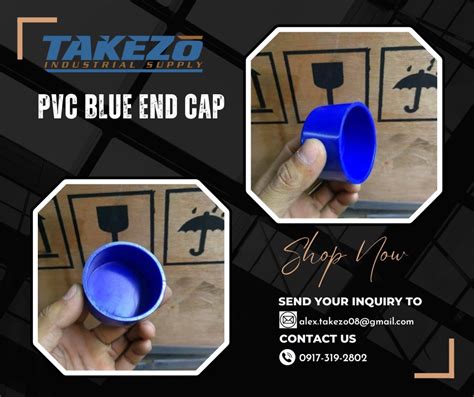 Pvc Blue End Cap Size 1 12 Commercial And Industrial Construction