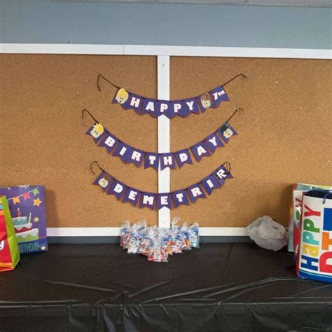 Character Themed Party Banners Etsy