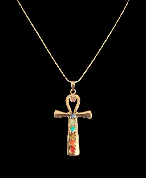 Chakra Ankh Gold Avrille D Designs