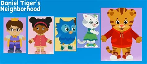 Daniel Tigers Neighborhood Characters
