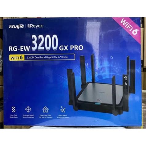 【cod】 Ruijie Rg Ew3200gx Pro 3200m Wifi 6 Dual Band Gigabit Mesh Router