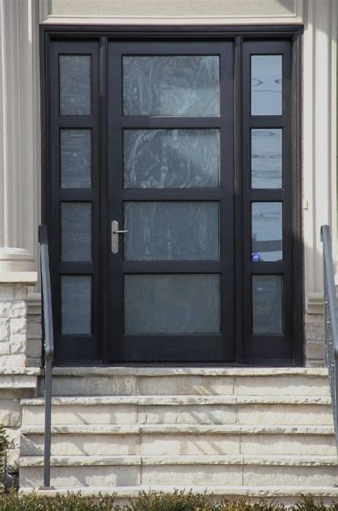 Modern Black Glass Front Doors Glass Designs