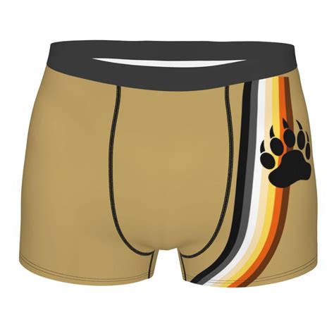 Faux Glitter Pride Flag Underwear Sexy Breathbale LGBT Gay Lesbian Boxer Briefs Shorts Panties