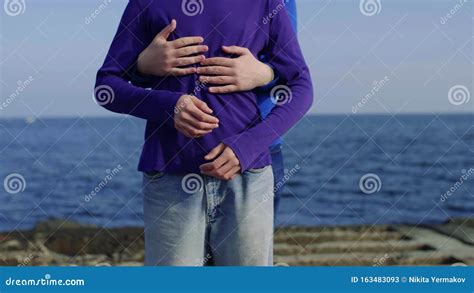 Two Gay Sit At Sea Stock Video Video Of Folding Horizon 163483093