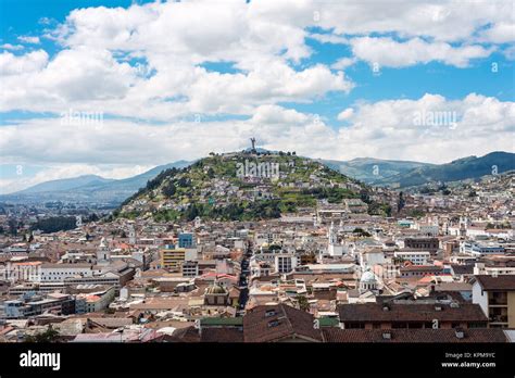 Historical center of old town Quito Stock Photo - Alamy