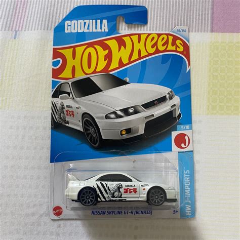 NISSAN HOT WHEELS 風火輪日產天際線 GTR R 哥斯拉 蝦皮購物