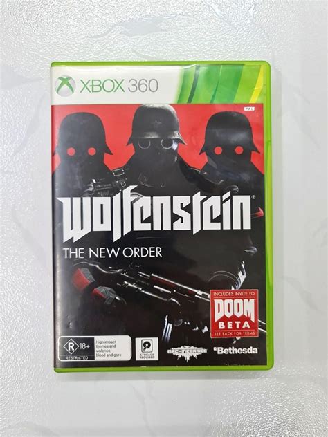 Video Game for Xbox 360 : Wolfenstein: The New Order (4 x disc) *Used ...