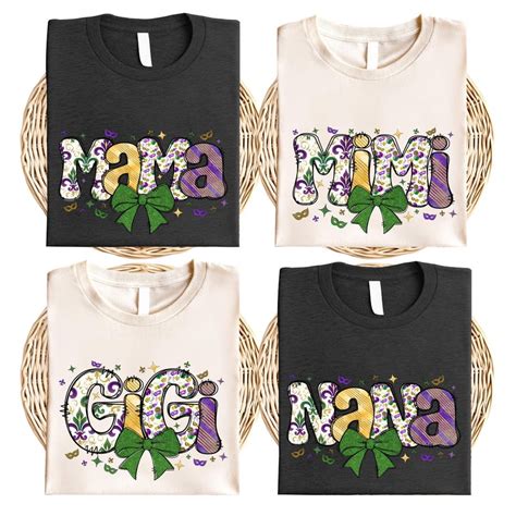 Mardi Gras Mama Shirt Mardi Gras Festival Mimi Nana Sweatshirt Mardi Gras Gigi Tee Mardi Gras