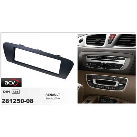 Рамка под магнитолу Renault Scenic (с 2009 года) 1 DIN /на РЕНО сценик ...