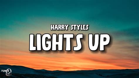 Lights Up Lyrics Harry Styles Youtube