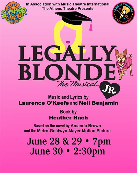 Legally Blonde Jr Athens Theatre Deland Florida