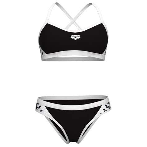 Arena Icons Bikini Cross Back Solid Bikini Damen Online Kaufen Bergfreunde De