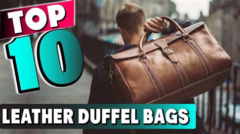 Top 10 Best Leather Duffel Bag On Amazon Youtube