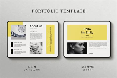 portfolio template landscape  design cuts