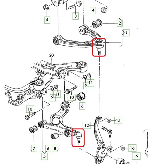 Пыльник шаровой опоры Volkswagen Touareg 1 поколение, GP 2002 — 2010 ...